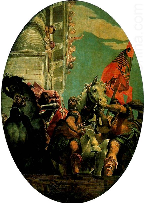 Paolo  Veronese triumph of mordechai china oil painting image